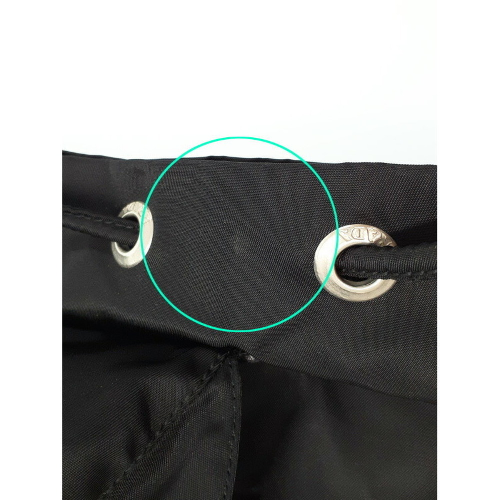 PRADA Two Pocket Tessuto Backpack Rucksack Daybag Black - Picture 8 of 9